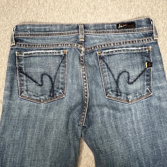 Citizens of Humanity Ingrid #002 Mid Wash Low Waist Stretch Flare Jean | Sz 27 - Picture 4 of 15